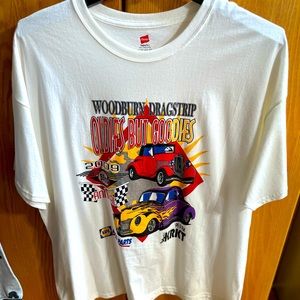 Classic Car guys drag strip Tee shirt Size 2X